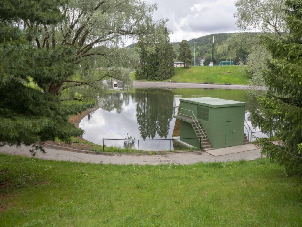 Badedammen på Årvoll